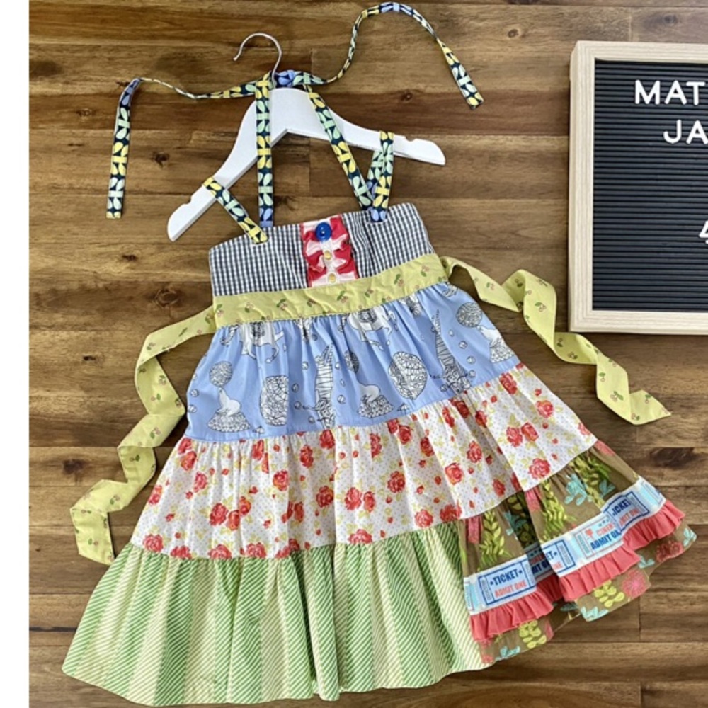 Matilda Jane Tiered Raffle Ticket Ellie Dress - Picture 12 of 13